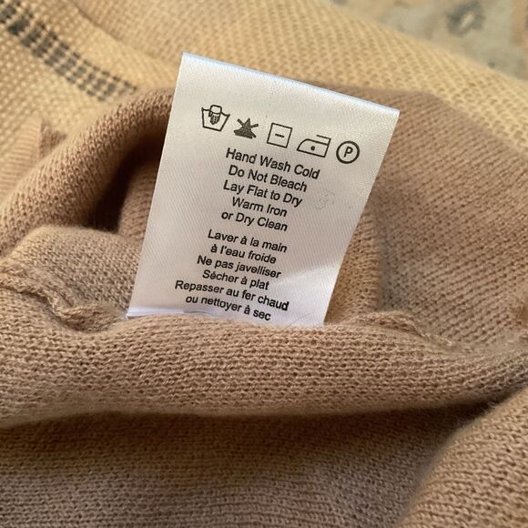 Heartloom Melina Cardigan Dress Women's S Camel Button Front Pockets Midi Belted - Picture 12 of 13